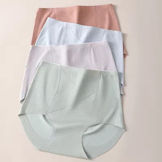 Sexy women's shapewear high waisted seamless ice silk shapewear shorts hip lifting underwear shapewear belt
