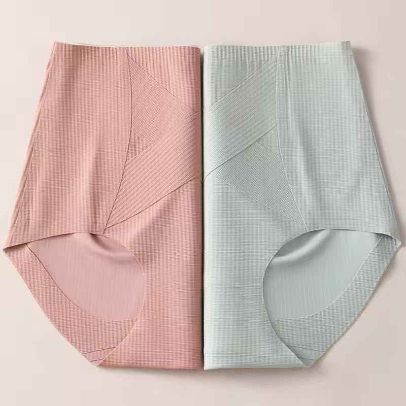 Sexy women's shapewear high waisted seamless ice silk shapewear shorts hip lifting underwear shapewear belt