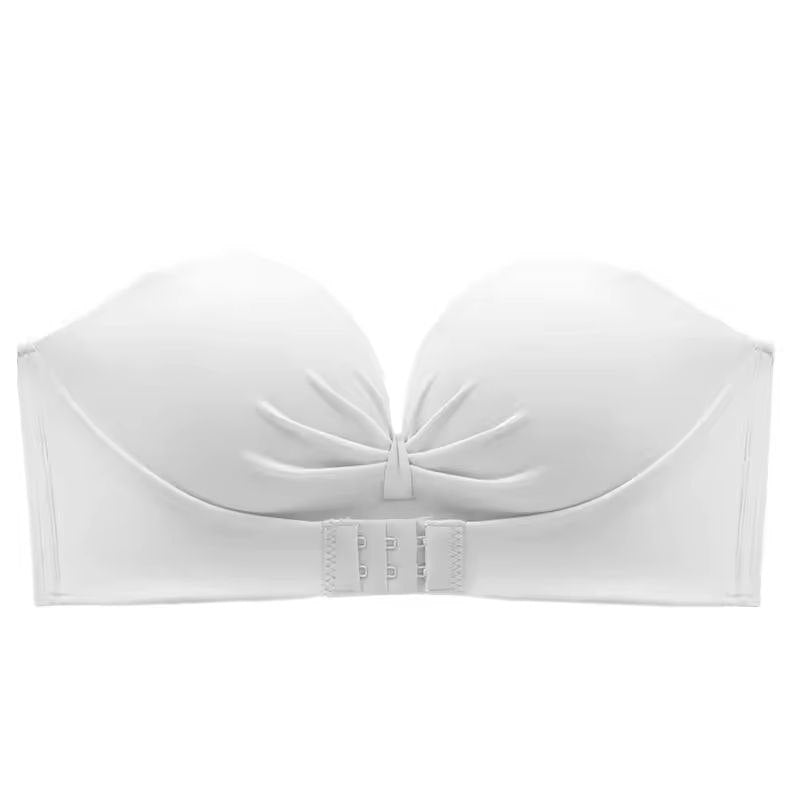 1/2 Strapless Adhesive Bra Summer Push-Up Non-Slip Small Chest Lightweight Sexy Invisible Lingerie Women Everyday Party Wedding