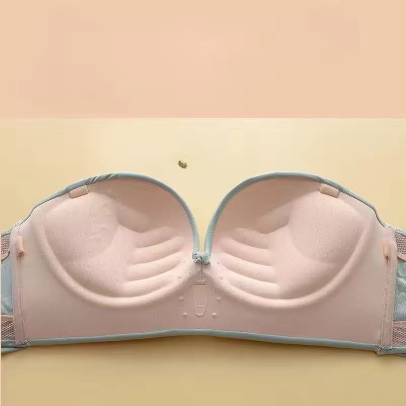 1/2 Strapless Adhesive Bra Summer Push-Up Non-Slip Small Chest Lightweight Sexy Invisible Lingerie Women Everyday Party Wedding