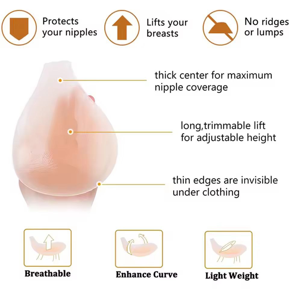 Adhesive Silicone Lift Up Bra Stick On Bra Push Up Strapless Backless Bra For Women Shockproof Sports Support Fitness Vest